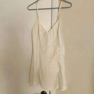 Victoria's Secret Cream Silk Slip size L